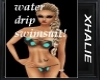 water drip swimsuit