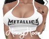Metallica Top White