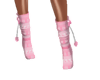 Pink Holiday Socks
