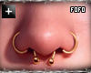 gold nose piercings v2