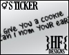 }HF{ Sticker - Cookie