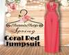 Jumpsuit Coral Red