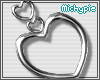 Heart Earrings (Silver)
