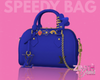 Blue Speedy Bag