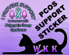 WKK- PCOS Support Stickr
