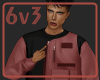 6v3| Half Vest Sweater