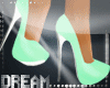 DM~Pastel heels green