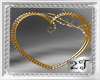 ~2T~Gold Heart Frame
