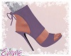Pansy Purple Sueded Heel