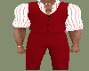 Casual Vest Fit Red