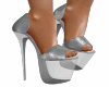 Iva Silver Amour heels