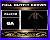 FULL OUTFIT BROWN