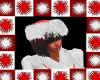 White/Red Christmas Hat 