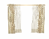 GOLDEN LIGHTED CURTAINS