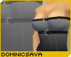 Belts Top - Black-Grey
