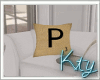 K. Scrabble Pillow; P 