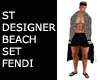 ST DESIGNER BEACH ROBE F