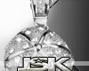 [iSk] Necklace Cap Silve