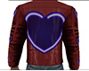 Hearts Leather Jacket  M