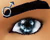 !Reflective eyes blue M