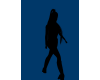 LSA  silhouette  blue ro