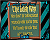 The irish way sign