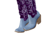 Purple Western Boot V2