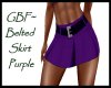 GBF~ Belted Skirt Purple