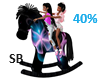 Kids Horse 40% Animated