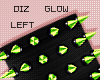 !!D Glow Spike Green L
