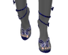 Blue Butterfly Heels