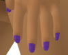Shiny Purple Nails