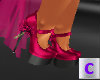 Pink Frilly Shoes