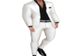 White Open Suit