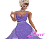 Purple Diamond Gown