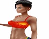 LGBT Sports Bra Orange