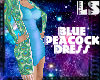 Blue Peacock Dress