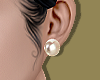 RGold Pearl Earrings