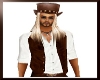 ~T~Shirt With Brown Vest