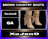 BROWN COUNTRY BOOTS