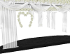 wedding tent black stage