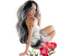 3D Anime girl cut out |M