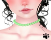 .M. Green Pearl Necklace
