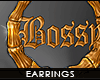 ! hoop earrings . bossy
