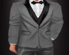 suit gris cuello negro