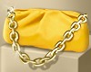 Yellow Chain Pouch