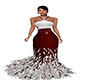 J36 Red & White Gown