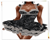 Kleid m. Stufenrock Bl.