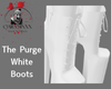 The Purge White Boots