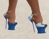 Blue 2tone heels
